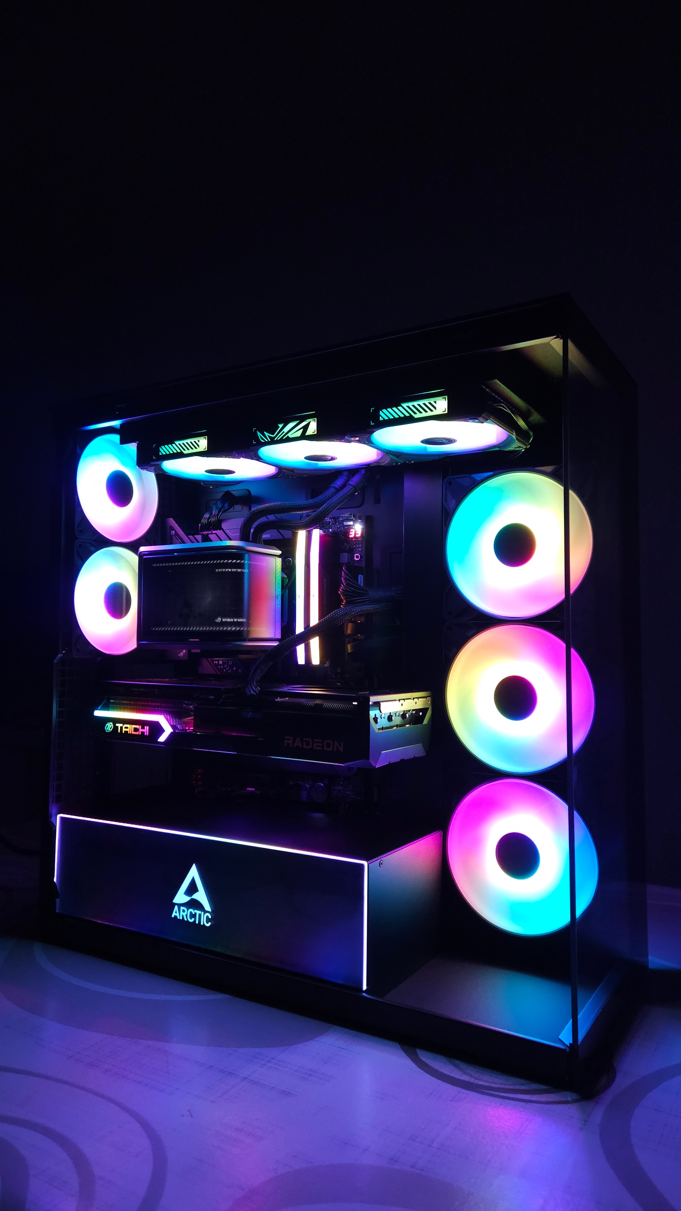 Intérieur du PC Aurora Spectrum